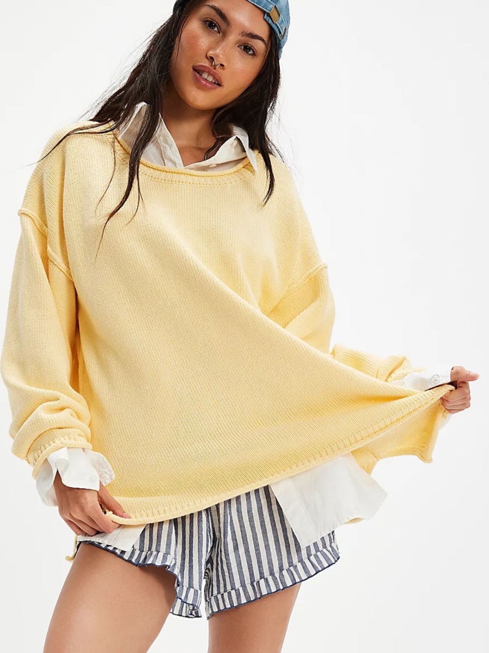Free people We The Free Ella Roll-Neck Knit Sweater